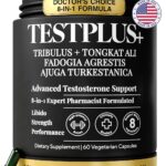 Aumentador de Testosterona Para Homens Plus+Ultra - 1.450mg com Tongkat Ali 700mg, Fadogia Agrestis e Ashwagandha - Libido e Força