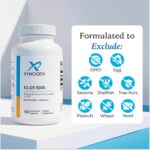XYMOGEN K2-D3 5000 - Suplemento de Vitamina D3 e K2 para Saúde Imunológica, Óssea e Cardiovascular - 6