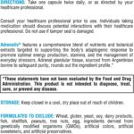 XYMOGEN Adrenaliv - Suporte Adrenal, Estresse, Energia e Vitalidade - 120 Cápsulas - 2
