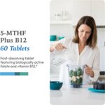 XYMOGEN 5-MTHF Plus B12 - Suplemento de Folato e Vitamina B12 para Saúde do Sistema Nervoso - 5