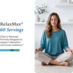 XYMOGEN RelaxMax - Suplemento de Magnésio para Suporte a Neurotransmissores e Hormônios - Mistura Nutritiva Sabor Cereja - 5
