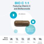XYMOGEN Bio C 1:1 - Vitamina C com Bioflavonoides Cítricos para Suporte Imunológico - 90 Cápsulas - 5