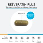 XYMOGEN Resveratin Plus - Suplemento Antioxidante com Resveratrol, Quercetina e Pterostilbeno para Saúde Celular - 3