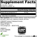 XYMOGEN K2-45 - Vitamina K2 45 mcg - Suporte para Saúde Óssea e Cardiovascular - 2