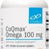 XYMOGEN CoQmax Omega 100mg - Suporte Cardiovascular com CoQ10 e Ômega-3 de Alta Absorção