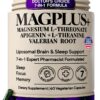 Magnesium L-Threonate Plus+Ultra - Suplemento para Sono Restorador e Aumento da Memória