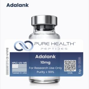 Adalank Pure Health Peptides 5mg - Heptapeptídeo Sintético para Pesquisa Laboratorial In Vitro - 5mg
