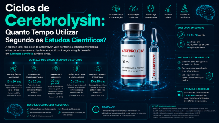 Ciclos de Cerebrolysin: Quanto Tempo Utilizar Segundo os Estudos Científicos?