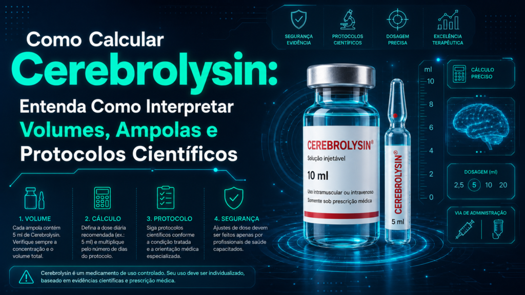 Como Calcular Cerebrolysin: Entenda Como Interpretar Volumes, Ampolas e Protocolos Científicos 1 Como Calcular Cerebrolysin: Entenda Como Interpretar Volumes, Ampolas e Protocolos Científicos
