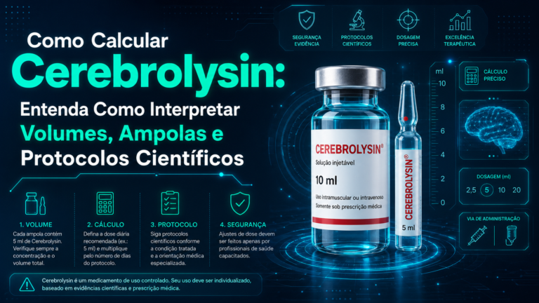 Como Calcular Cerebrolysin: Entenda Como Interpretar Volumes, Ampolas e Protocolos Científicos 2 Como Calcular Cerebrolysin: Entenda Como Interpretar Volumes, Ampolas e Protocolos Científicos