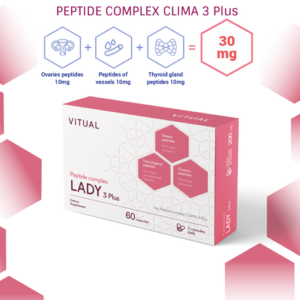 Clima/Lady 3 Plus Vitual 60 Cápsulas - Suporte ao Equilíbrio Hormonal e Bem-Estar Feminino
