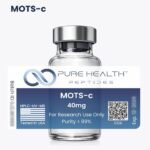 MOTS-C Pure Health Peptides 10mg - Peptídeo Derivado de Mitocôndria para Pesquisa em Biomedicina - 10mg