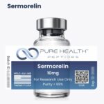 Sermorlin Pure Health Peptides 5mg - Análogo do Hormônio de Crescimento para Pesquisa Bioquímica