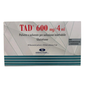 TAD Glutationa 600 mg - Melhora da Função Hepática e Antioxidante