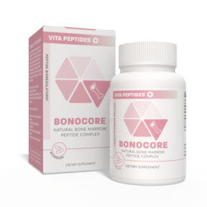 Bonocore Vita Peptides – Regulador Biopeptídico Natural da Medula Óssea 30 Cápsulas - Vitalidade e Suporte Nutricional