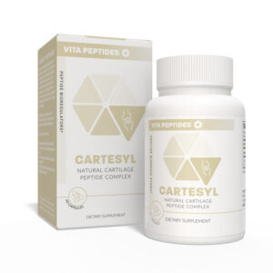 Cartesyl Vita Peptides - Regulador Biológico de Peptídeos de Cartilagem Natural para Saúde das Articulações