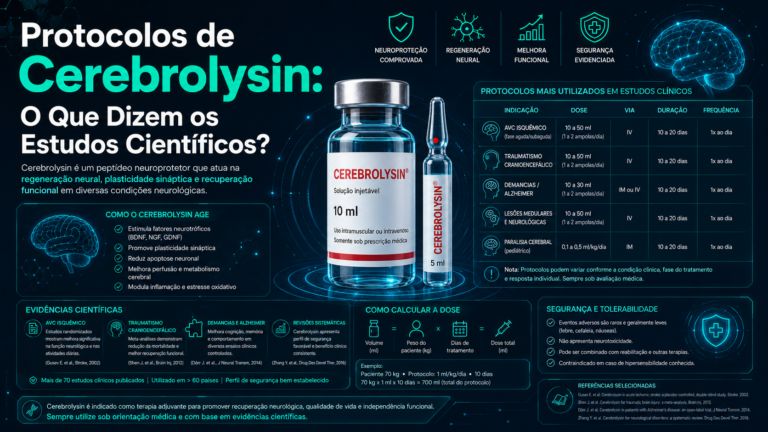 Protocolos de Cerebrolysin: O Que Dizem os Estudos Científicos?
