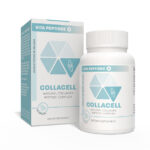 Collacell Vita Peptides - Regulador Biopeptídico Natural de Colágeno para Elasticidade da Pele 60 Cápsulas