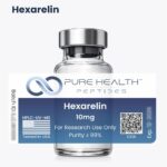 Hexarelin Pure Health Peptides 5mg - Peptídeo para Pesquisa em Laboratório e Análise de Interação - 5mg