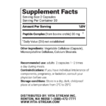 Testovive Vita Peptides - Regulador Biopeptídico Natural para Saúde Reprodutiva Masculina com 60 Cápsulas - 4