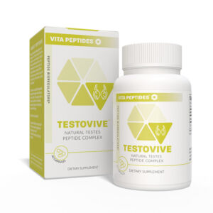 Testovive Vita Peptides - Regulador Biopeptídico Natural para Saúde Reprodutiva Masculina com 60 Cápsulas