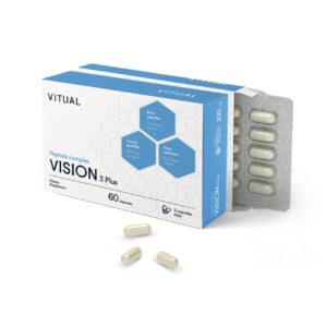 Vision 3 Plus® Original – Peptídeos Khavinson para Saúde Ocular | 20 e 60 Cápsulas