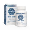 Vita Man - Complexo Bioregulador de Peptídeos Naturais para Vitalidade Masculina com 30 Cápsulas