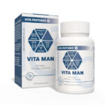 Vita Man - Complexo Bioregulador de Peptídeos Naturais para Vitalidade Masculina com 30 Cápsulas