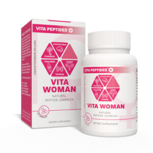 Vita Woman – Complexo Bioregulador de Peptídeos Naturais para Mulheres - 30 Cápsulas de Bem-Estar Feminino