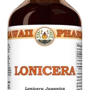 Tintura de Flor de Lonicera (Lonicera Japonica) - Extrato Líquido Vegano Natural para Saúde e Bem-Estar