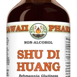 Shu Di Huang (Rehmannia Glutinosa) Glicerita Líquida Natural - Suporte à Saúde dos Rins e Coração - 60ml