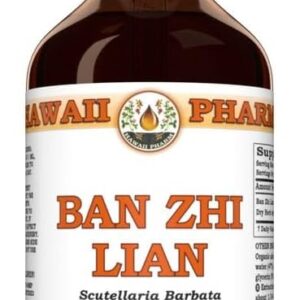 Extrato Líquido de Ban Zhi Lian (Scutellaria Barbata) - 60ml para Suporte ao Fígado e Detox Natural