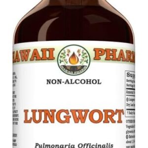 Extrato Líquido de Folha de Pulmonária (Pulmonaria Officinalis) 60ml - Suporte Natural para a Saúde Respiratória e Digestiva