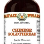Extrato Líquido de Raiz de Goldthread Chinês (Coptis Chinensis) - Suporte Natural à Mobilidade Articular e Digestão - 60ml - 10