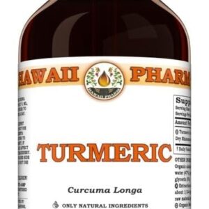 Tintura de Rizoma Seco de Cúrcuma (Curcuma Longa) - Extrato Líquido Natural e Vegano de 118ml