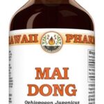 Tinture de Raiz Seca de Mai Dong (Ophiopogon Japonicus) - Extração Líquida Natural e Vegana de 59ml para Saúde Respiratória