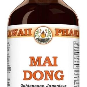 Tinture de Raiz Seca de Mai Dong (Ophiopogon Japonicus) - Extração Líquida Natural e Vegana de 59ml para Saúde Respiratória