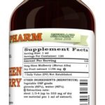 Extrato Líquido de Fruta de Amora Branca Sang Shen - 120ml - Energizante Natural e Vegan - 2