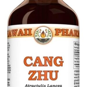 Tintura de Raiz Seco de Cang Zhu (Atractylis Lancea) - Extrato Natural e Vegano de 60ml para Conforto Digestivo