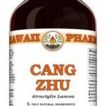 Tintura de Raiz Seco de Cang Zhu (Atractylis Lancea) - Extrato Natural e Vegano de 60ml para Conforto Digestivo - 10