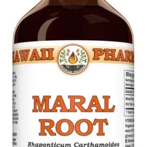 Extrato Líquido de Raiz de Maral (Rhaponticum Carthamoides) - 60ml - Suporte à Vitalidade e Força Natural