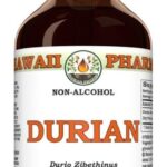 Extrato Líquido de Fruta de Durian (Durio Zibethinus) - 60ml - Natural e Vegano para Saúde Digestiva e Cardíaca