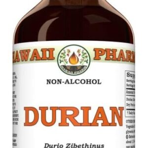 Extrato Líquido de Fruta de Durian (Durio Zibethinus) - 60ml - Natural e Vegano para Saúde Digestiva e Cardíaca