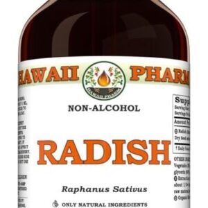 Extrato Líquido de Glicerina de Rabanete (Raphanus Sativus) - 4 fl.oz - Apoio Natural à Limpeza e Vitalidade