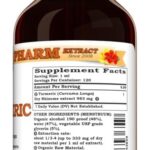 Tintura de Rizoma Seco de Cúrcuma (Curcuma Longa) - Extrato Líquido Natural e Vegano de 118ml - 2