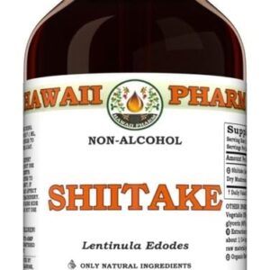 Extrato Líquido de Cogumelo Shiitake (Lentinula Edodes) - 120ml, Natural e Vegano para Saúde Cardiovascular