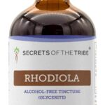 Extrato de Rhodiola Orgânica Secrets of the Tribe - 4 oz de Alta Potência para Estímulo e Bem-Estar