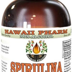 Extrato Líquido de Spirulina Hawaii Pharm - Suplemento Natural em Glicerina Sem Álcool, 60ml