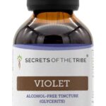 Extrato de Folha Seca de Violeta Sem Álcool Secrets of the Tribe - 120ml com Nutrientes Naturais - 7