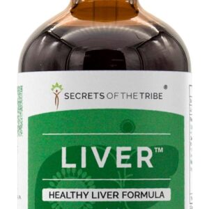 Secrets of the Tribe - Fórmula Herbal para o Fígado Saudável - Extrato Líquido Sem Álcool (120ml)